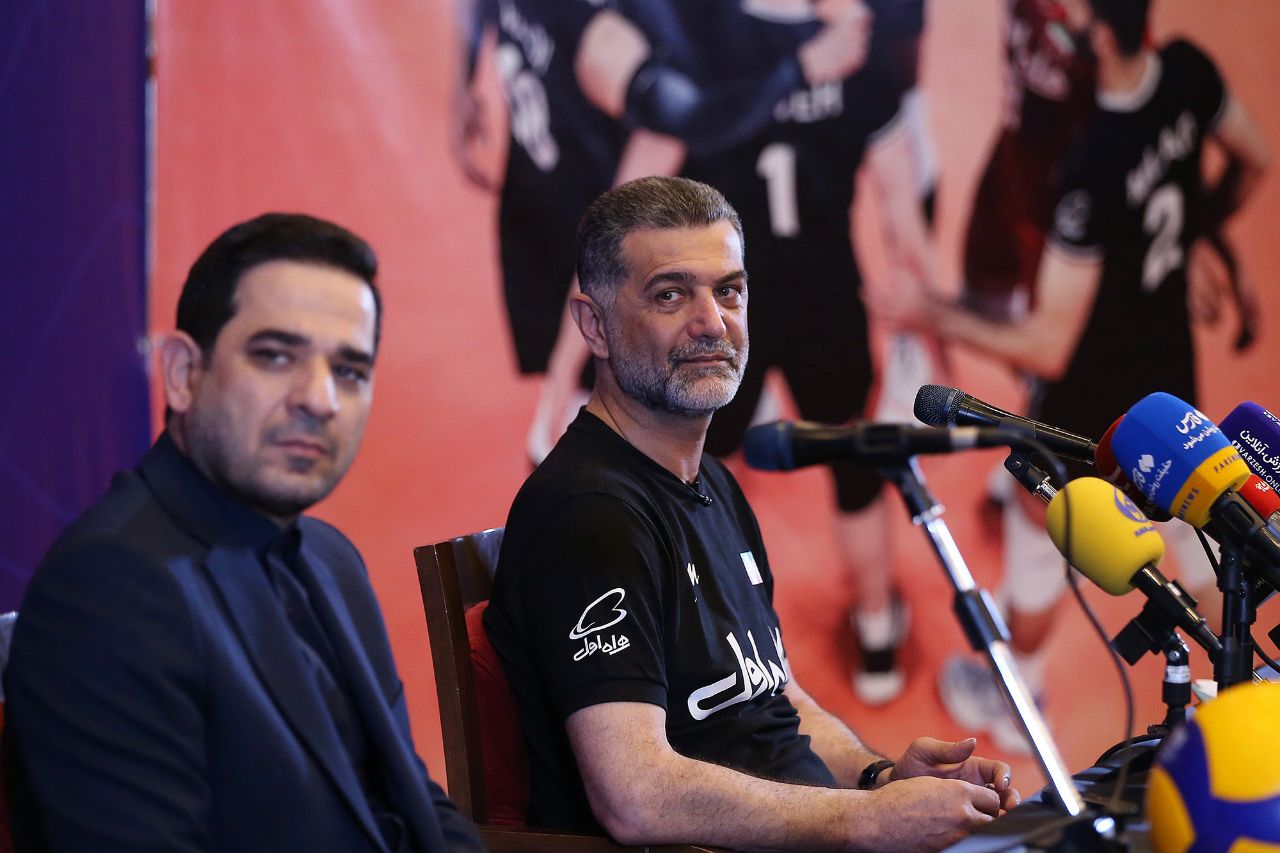 نشست خبری سرمربی تیم ملی والیبال مردان ایران